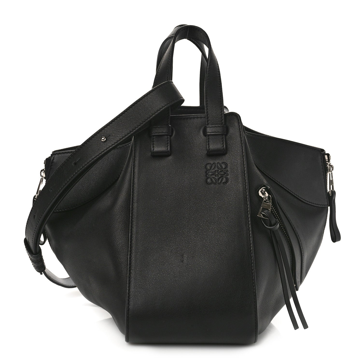 Loewe Calfskin Small Hammock Shoulder Bag Black 1 of 8