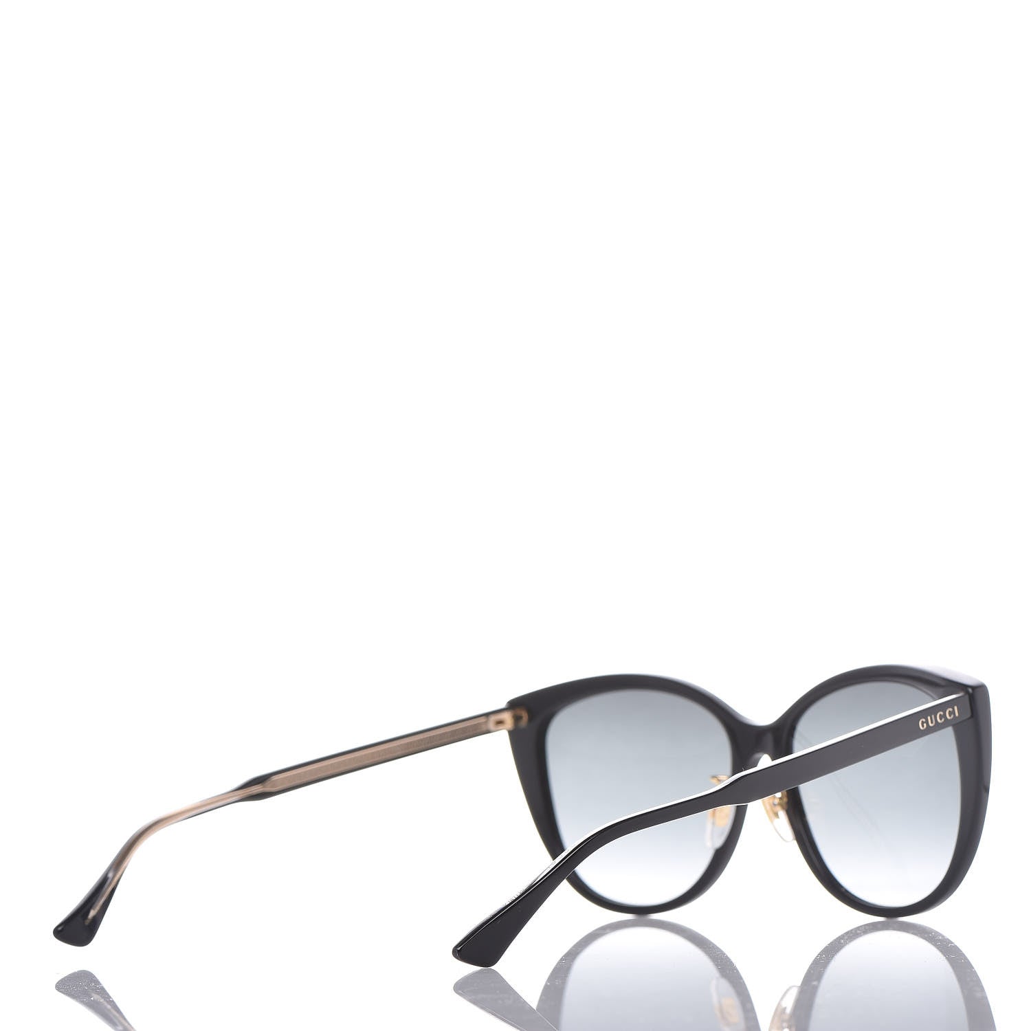Gucci Acetate Cat Eye Sunglasses GG0193SK Black 4 of 6