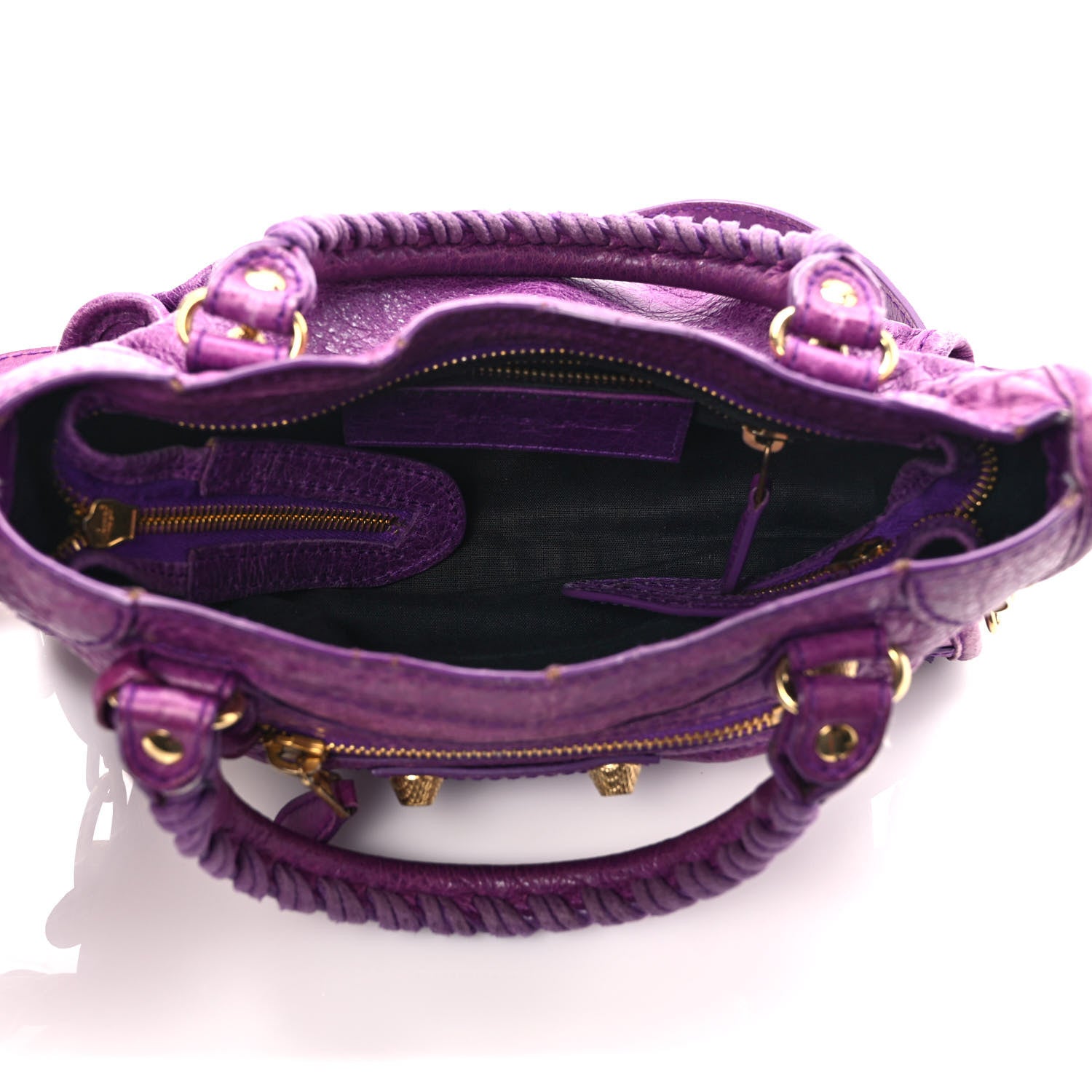 Balenciaga Agneau Giant 12 Gold Hardware Mini City Ultraviolet 5 of 9