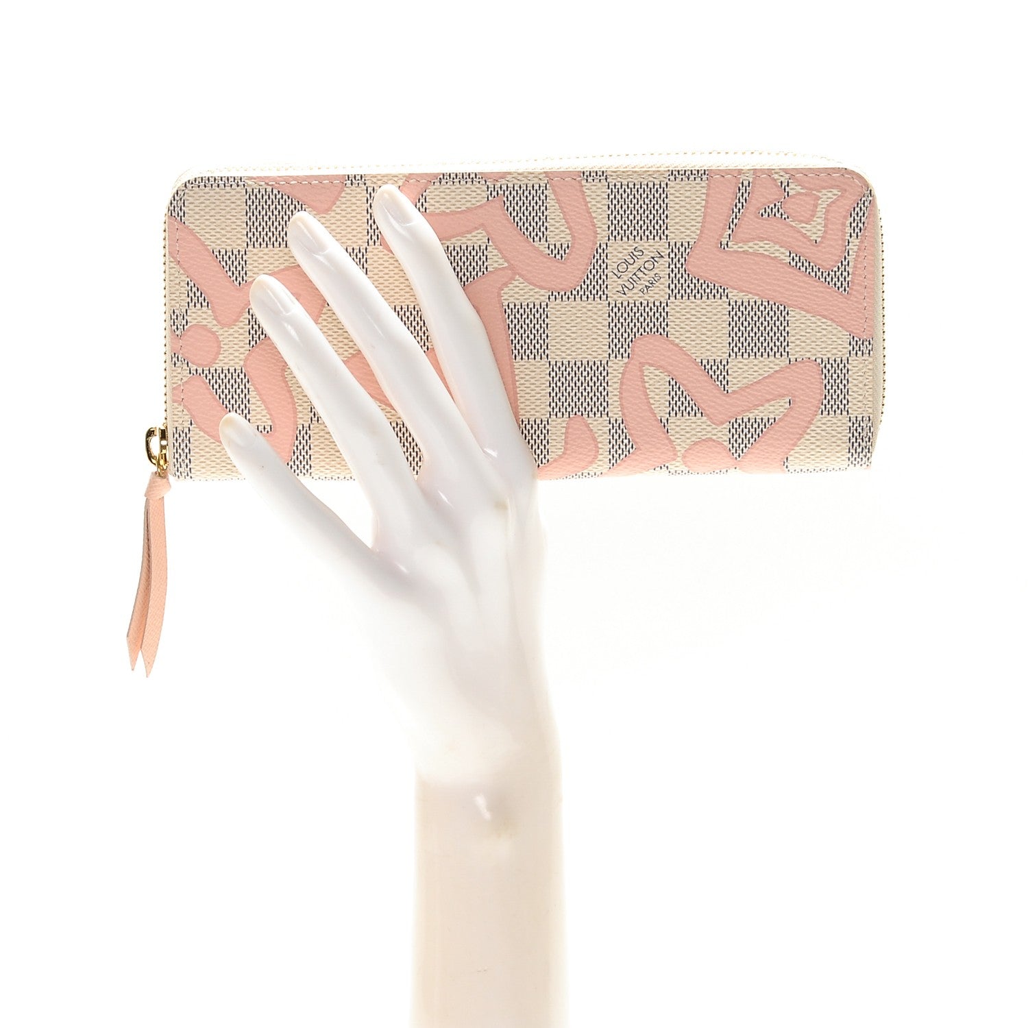 Louis Vuitton Damier Azur Tahitienne Clemence Wallet 2 of 6