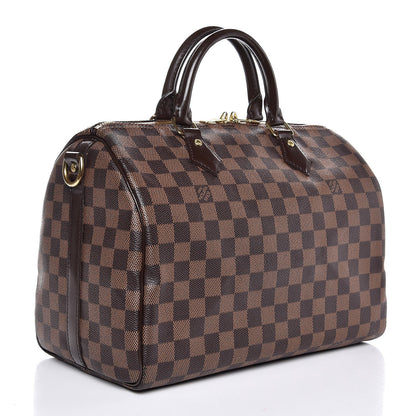 Louis Vuitton Damier Ebene Speedy Bandouliere 30 3 of 11