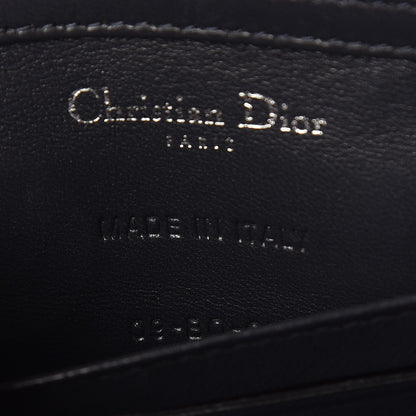 Christian Dior Metallic Patent Micro-Cannage Baby Diorama Flap Bag Silver 9 of 11