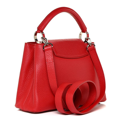 Louis Vuitton Taurillon Capucines BB Rubis 3 of 17
