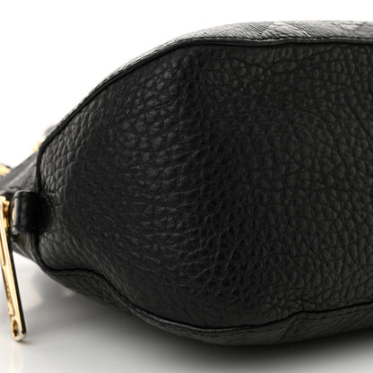 Burberry Heritage Grain Check Embossed Small Orchard Bowling Bag Black 9 of 13