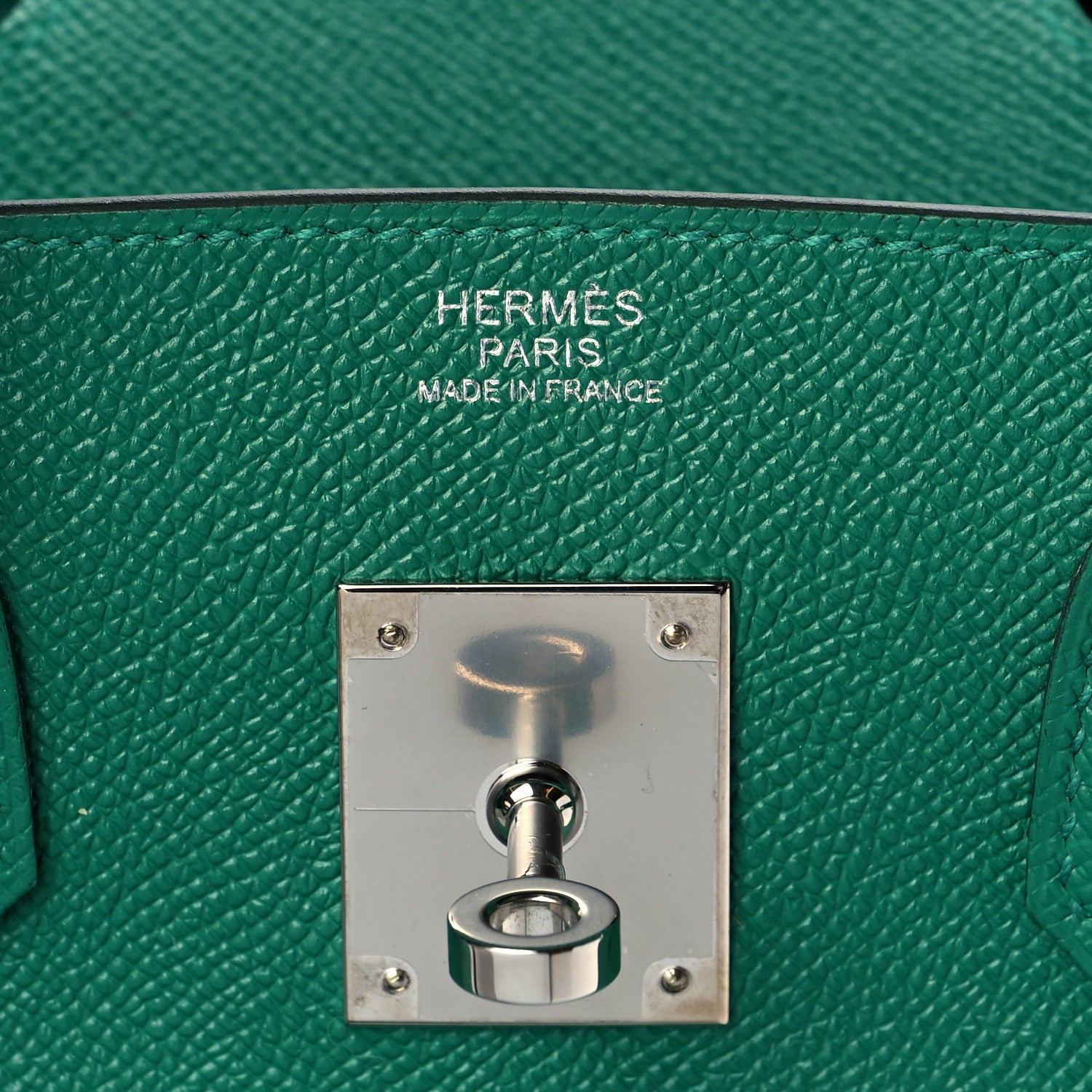 Hermes Epsom Birkin 30 Vert Vertigo 6 of 11