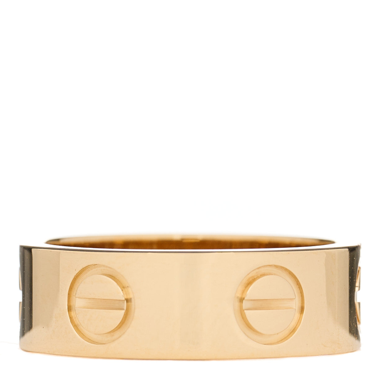 18K Yellow Gold 5.5mm LOVE Ring 46 3.75