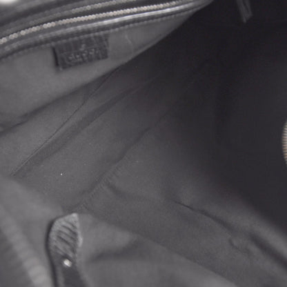 Gucci Monogram Medium Horsebit Chain Hobo Black 6 of 9