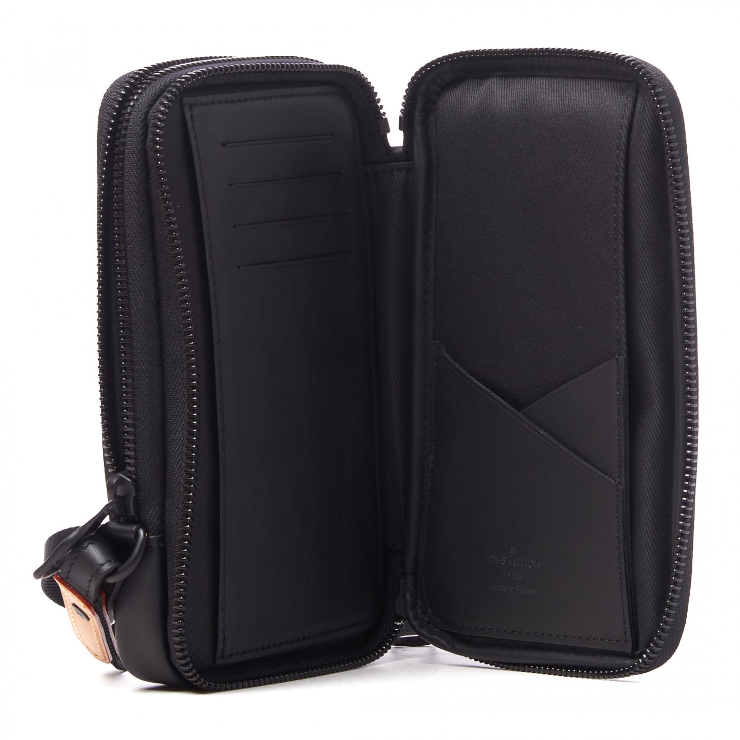 X NIGO Giant Damier Ebene Tortoise Double Phone Pouch