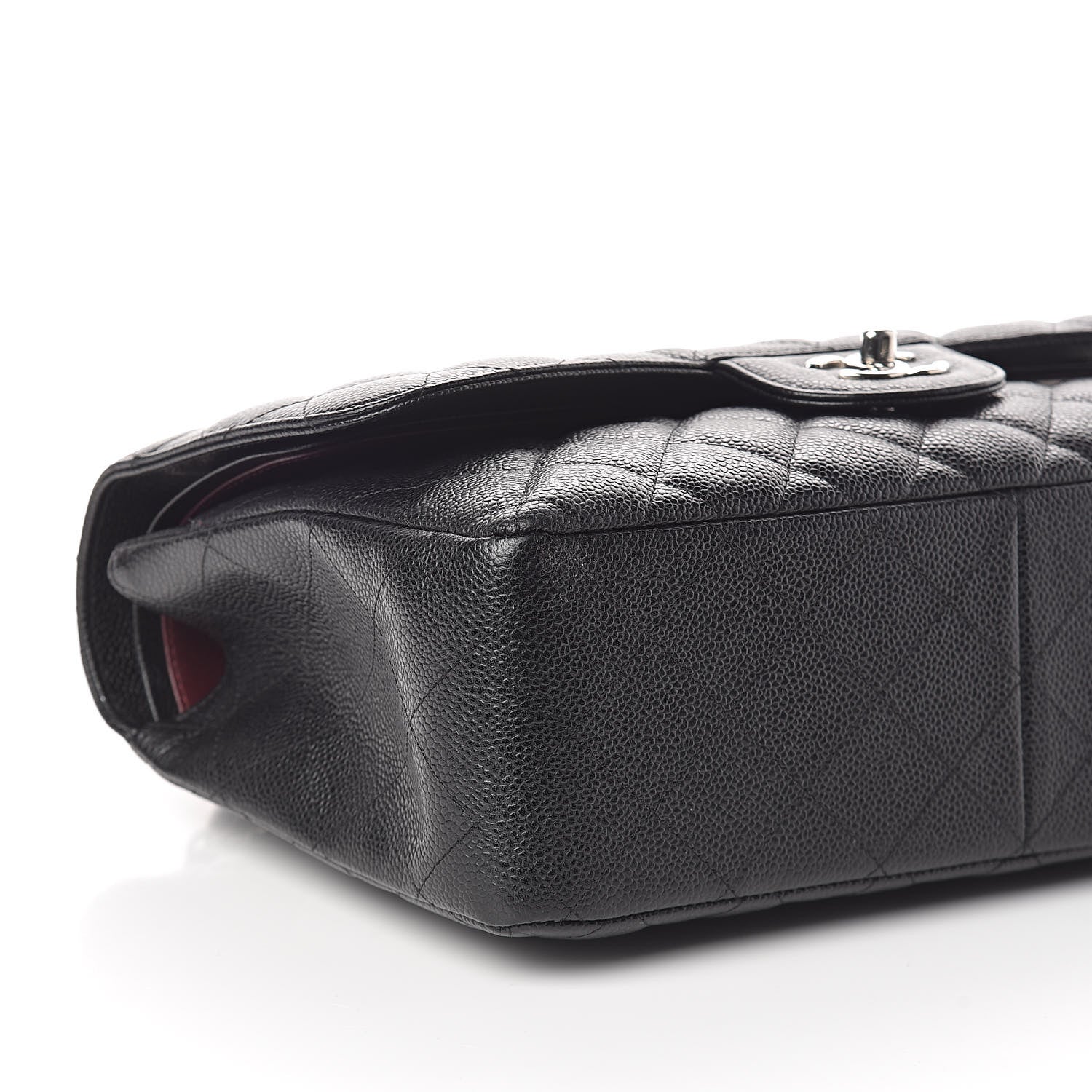 Chanel Caviar Quilted Jumbo Double Flap Black 10 of 11