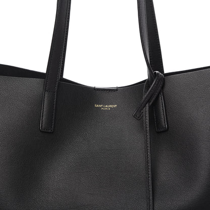 Saint Laurent Calfskin Large Shopping Tote Black 10 of 10