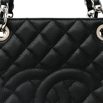 Chanel Caviar Quilted Grand Shopping Tote GST Black 9 of 11