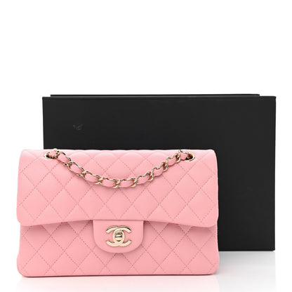 Chanel Caviar Quilted Small Double Flap Pink 11 of 11