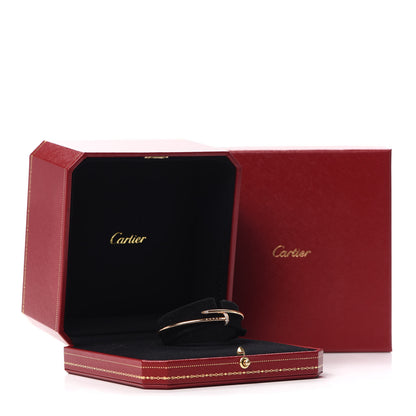 Cartier 18K Pink Gold Diamond Small Juste Un Clou Bracelet 14 6 of 6