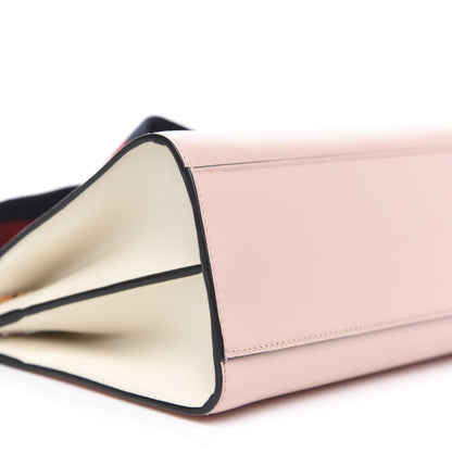 Gucci Nappa Bamboo Web Mini Nymphaea Top Handle Bag Perfect Pink Mystic White 9 of 10