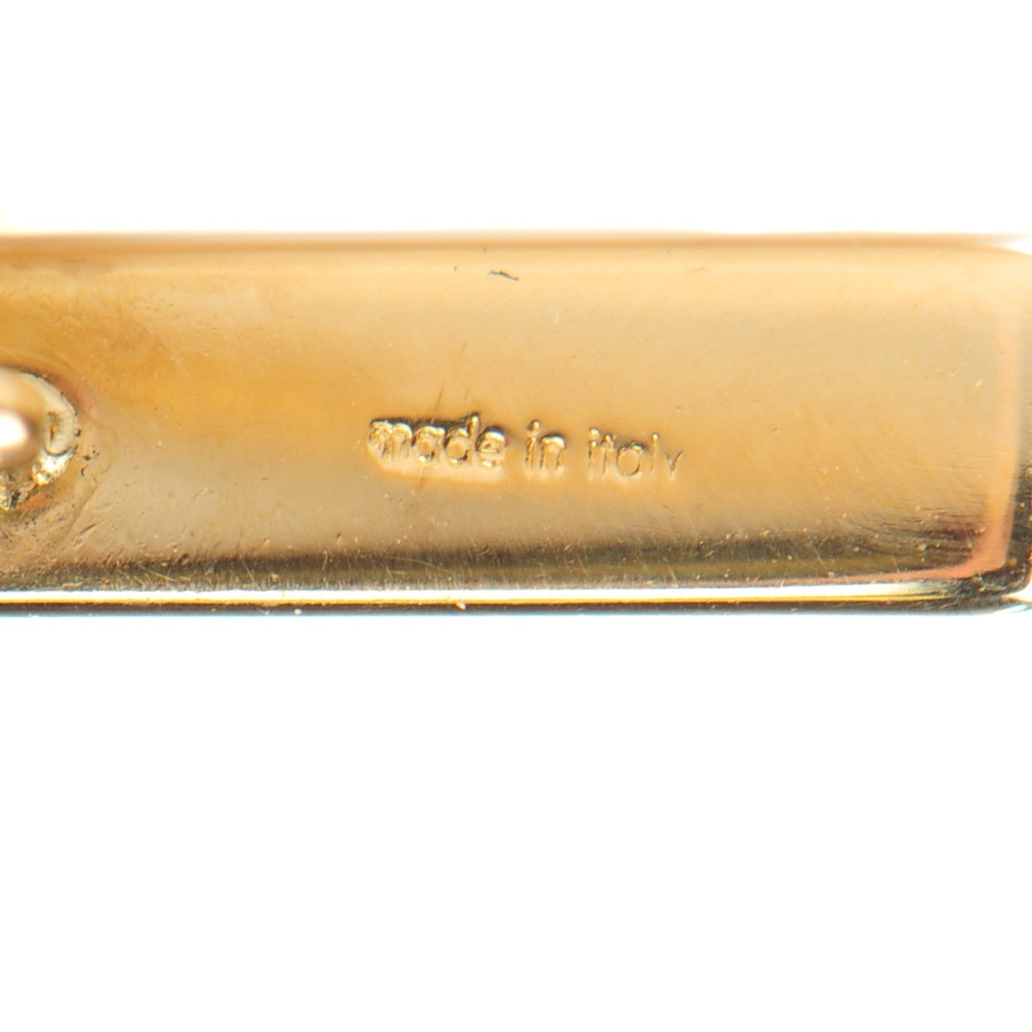 Gucci 18K Yellow Gold 20mm Lariat Bracelet 4 of 5