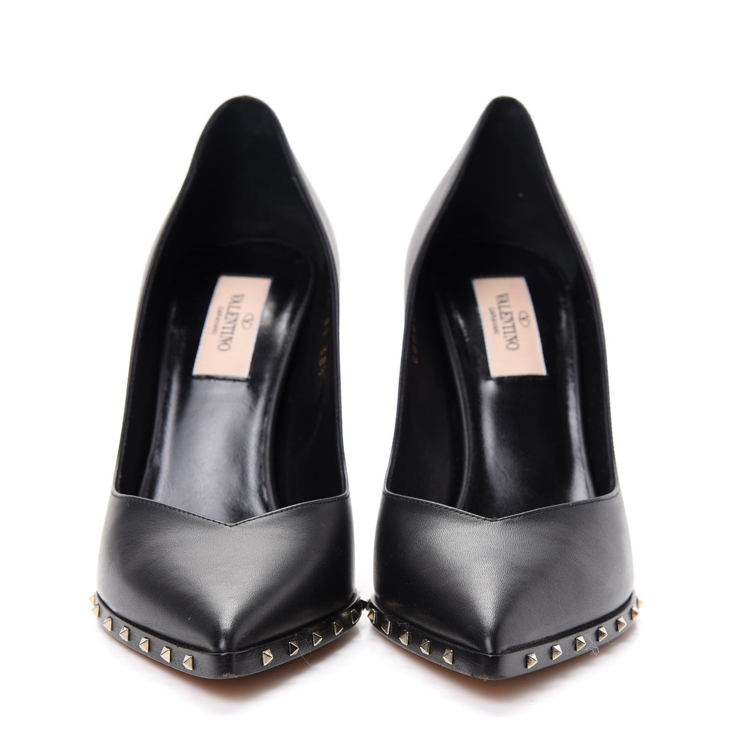Calfskin Soul Rockstud Pumps 38.5 Black