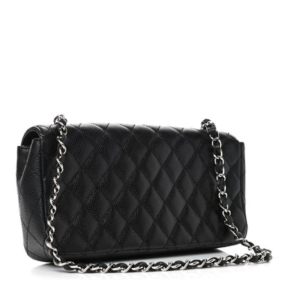 Chanel Caviar Quilted East West Flap Black 2 of 5