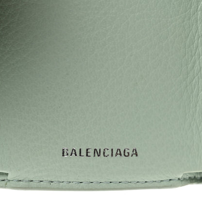 Balenciaga Smooth Calfskin Mini Papier Wallet Light Mint 6 of 9