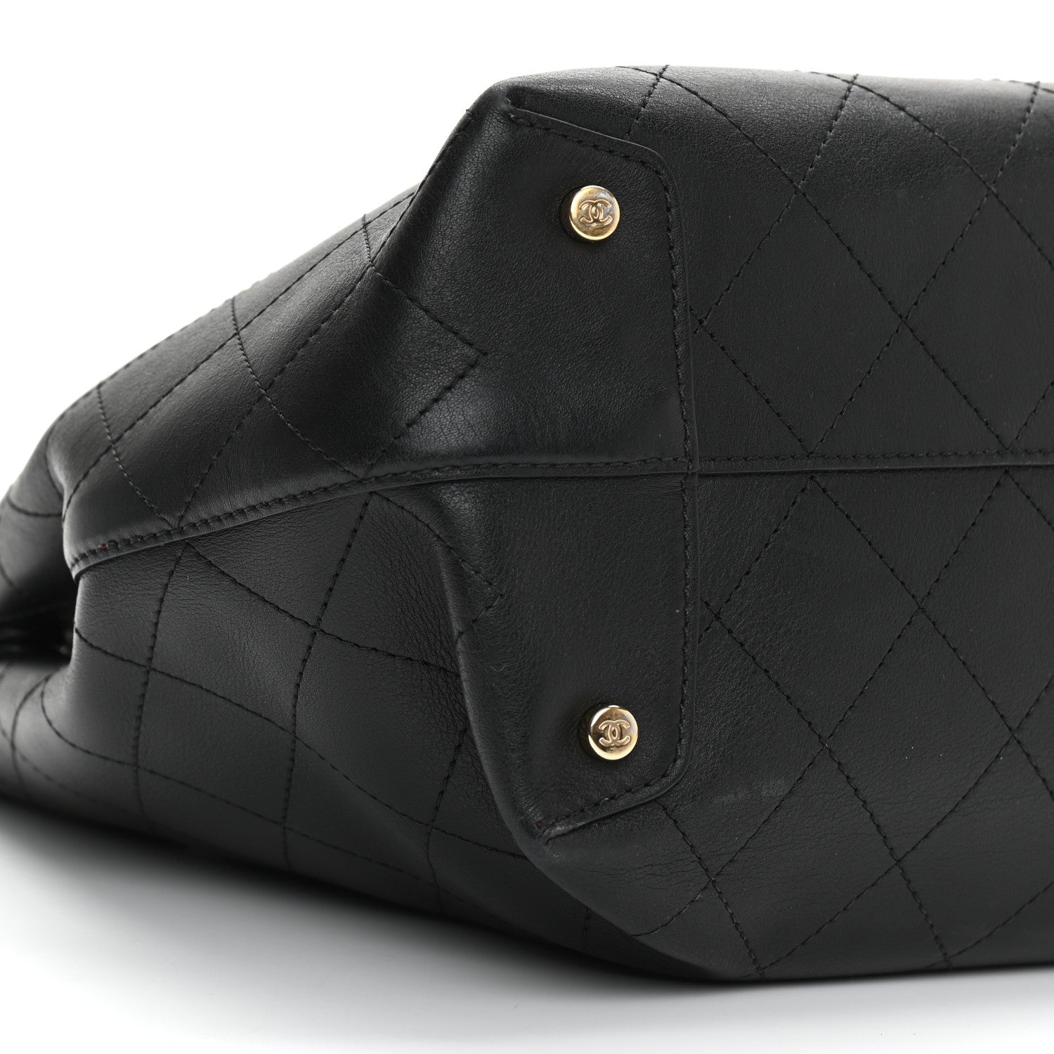 Chanel Calfskin Large Serial Shopper Tote Black 9 of 14
