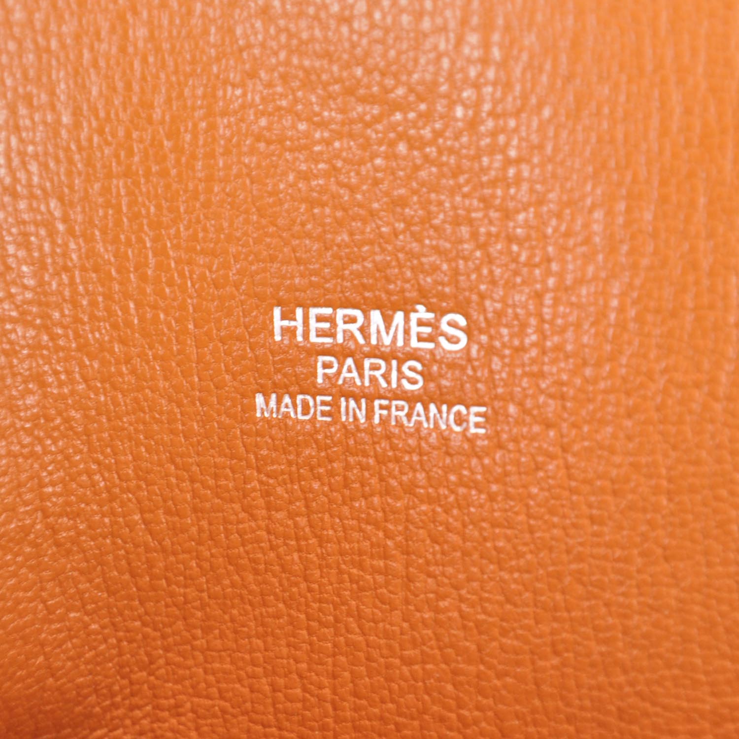 Hermes Taurillon Clemence Jypsiere 34 Orange 7 of 9