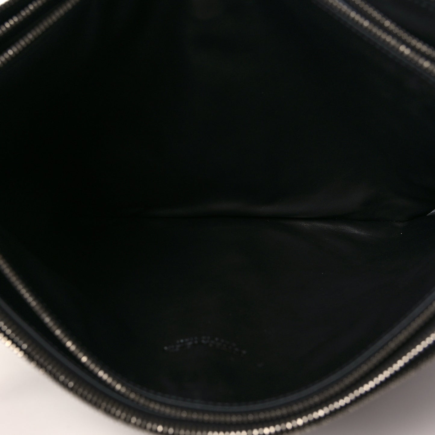 Nappa Intrecciato Triple Zip Messenger Bag Black