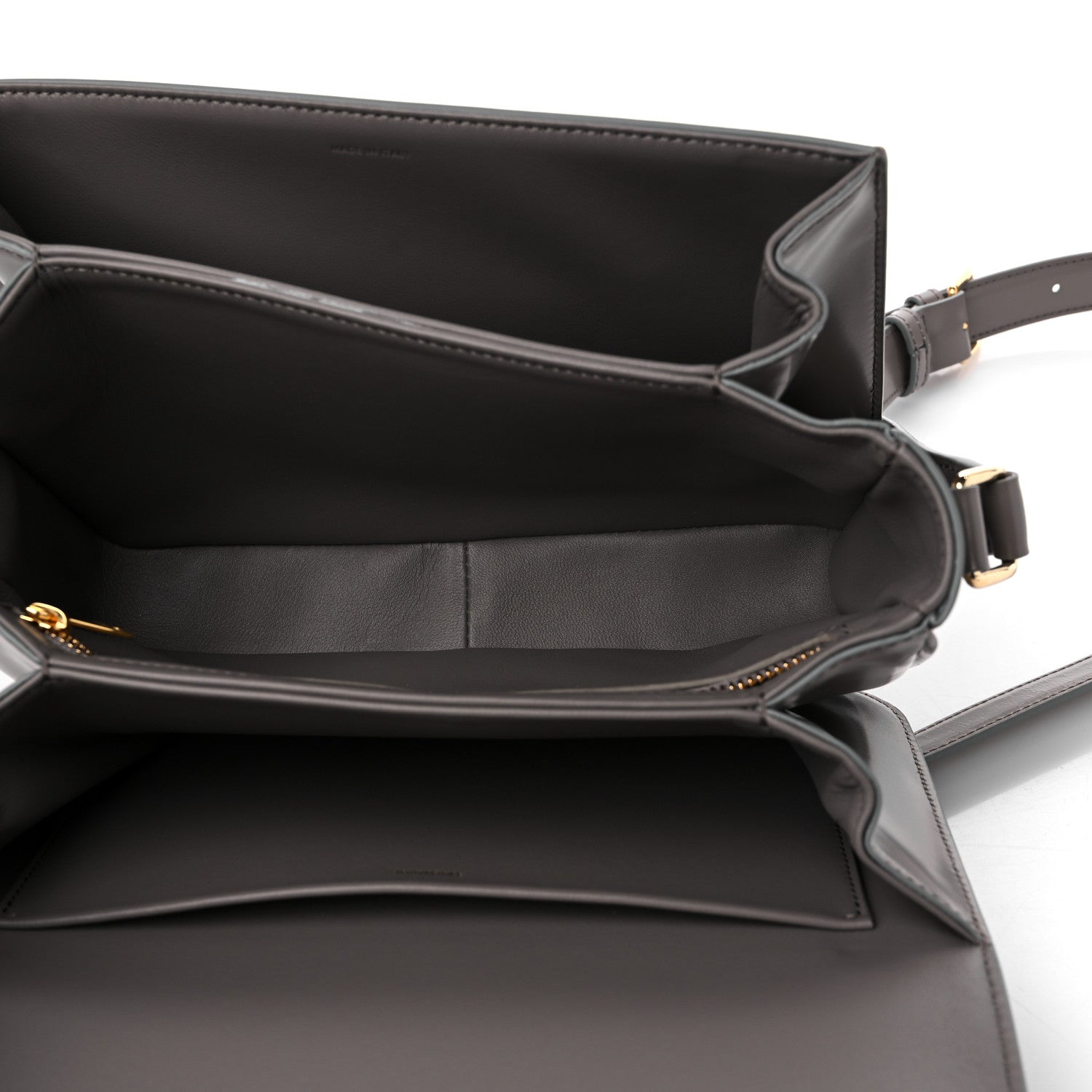 Celine Shiny Calfskin Medium Triomphe Pebble 5 of 9