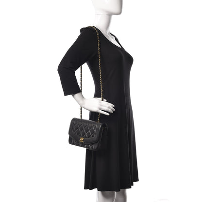Chanel Lambskin Quilted Small Single Flap Black 2 of 16