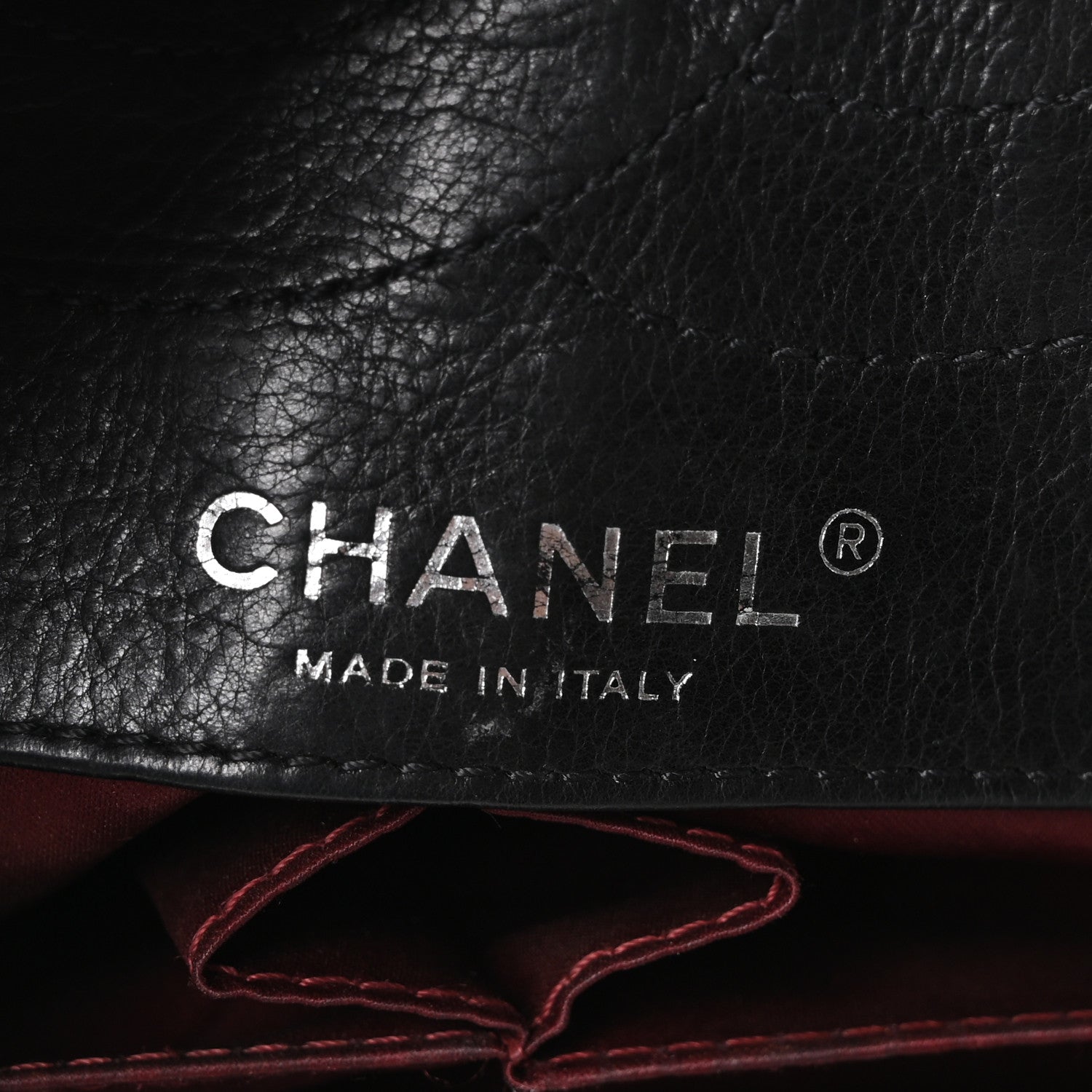 Chanel Calfskin Embossed Large Lucky Symbols Flap Black 6 of 10