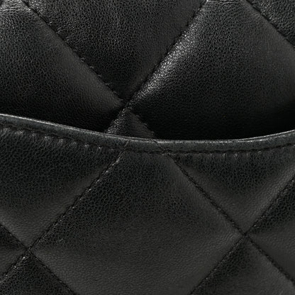 Chanel Lambskin Plexiglass Quilted Coco Love Flap Black 13 of 15