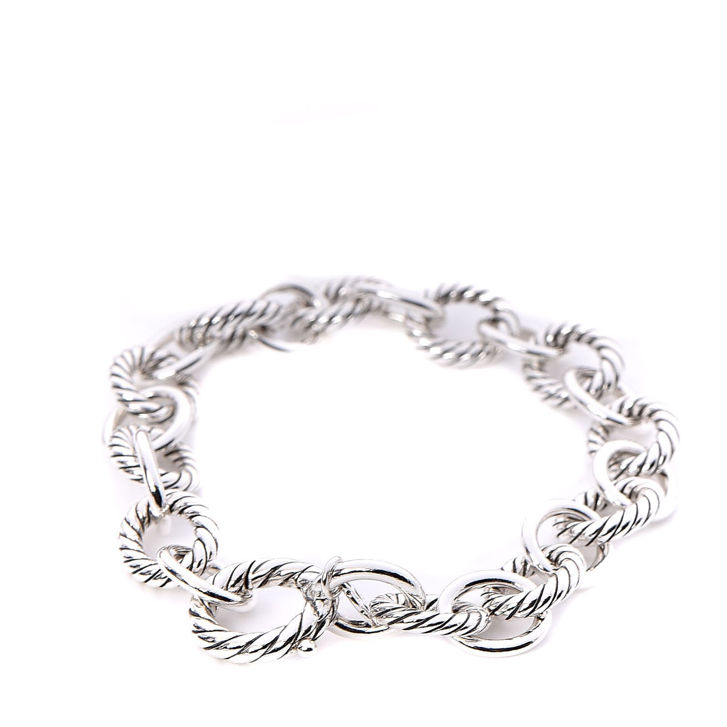 Sterling Silver 10mm Medium Oval Link Bracelet