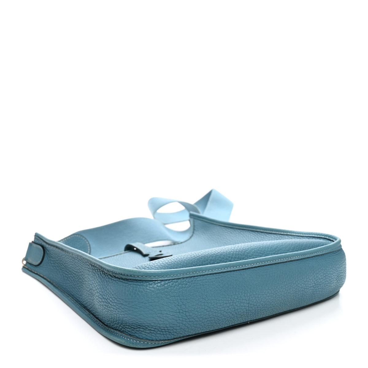 Hermes Taurillon Clemence Evelyne PM Blue Jean 4 of 11