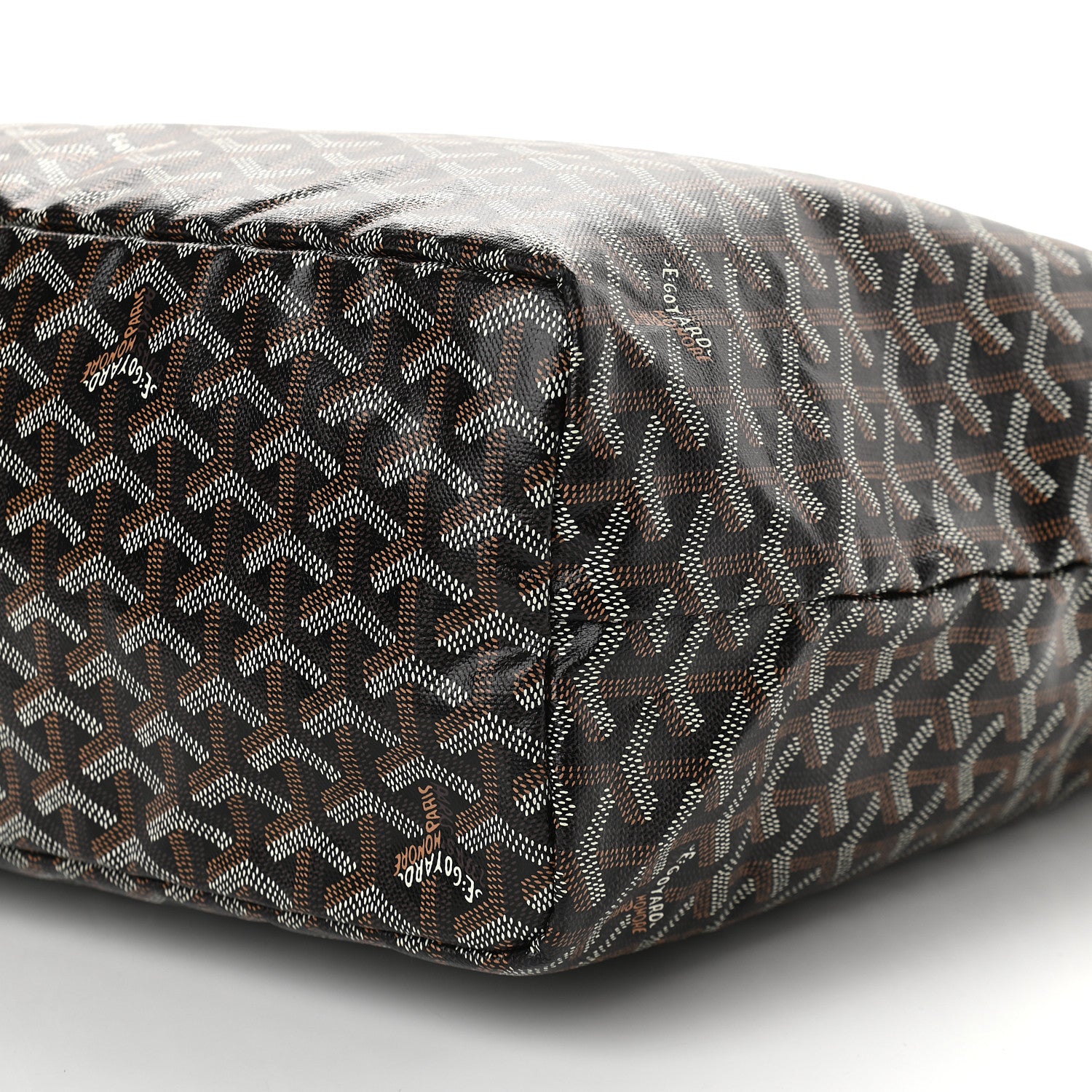 Goyard Goyardine Saint Louis PM Black Gold 6 of 9