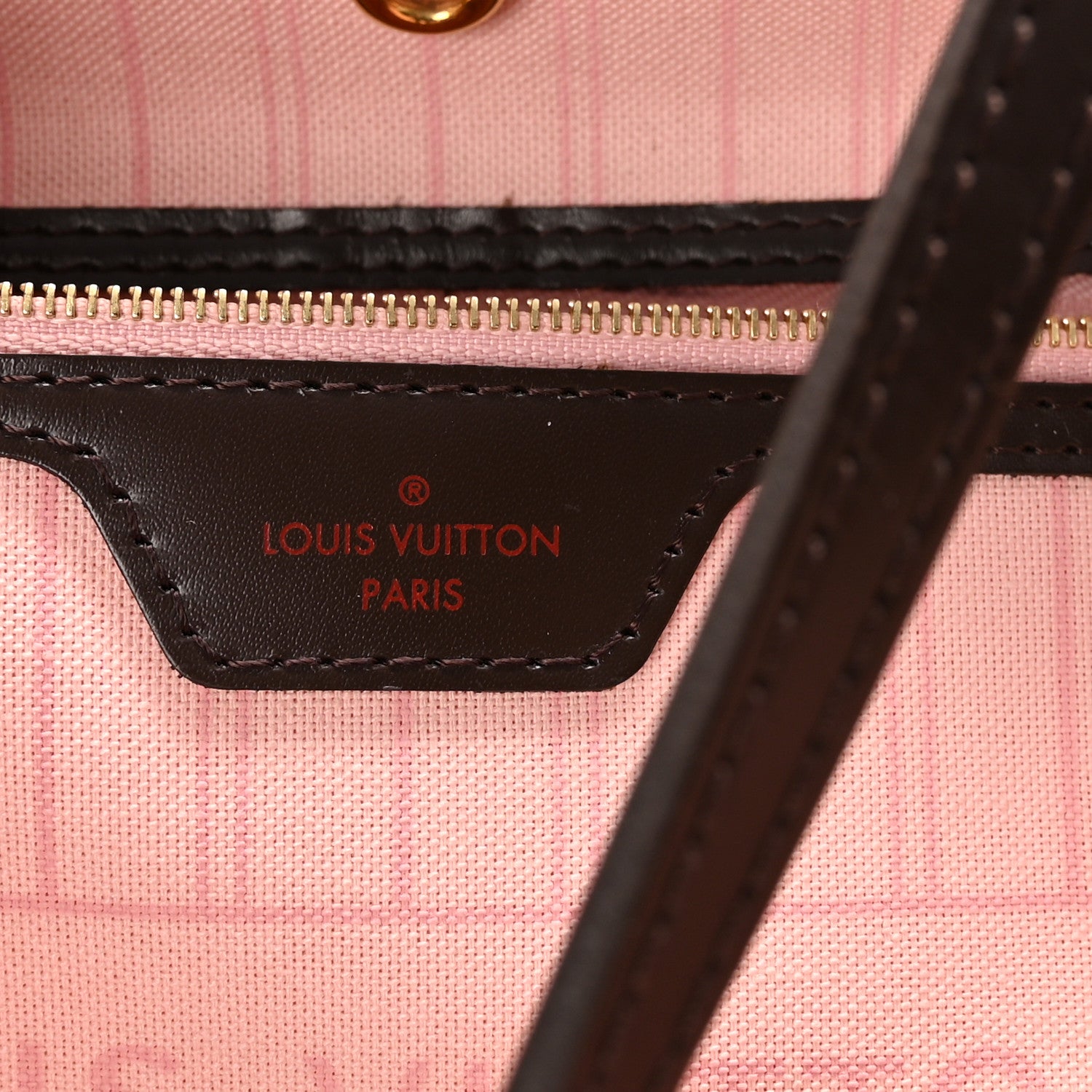 Louis Vuitton Damier Ebene Neo Neverfull MM Rose Ballerine 7 of 10