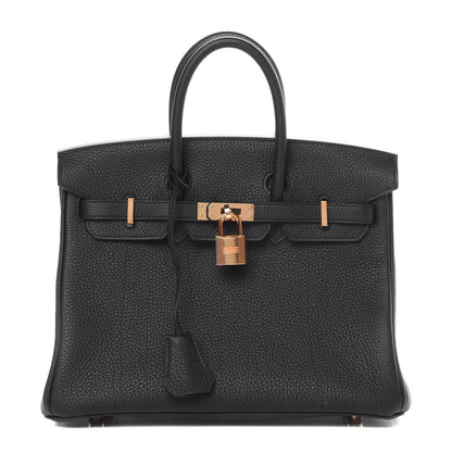 Hermes Togo Birkin 25 Black 1 of 13