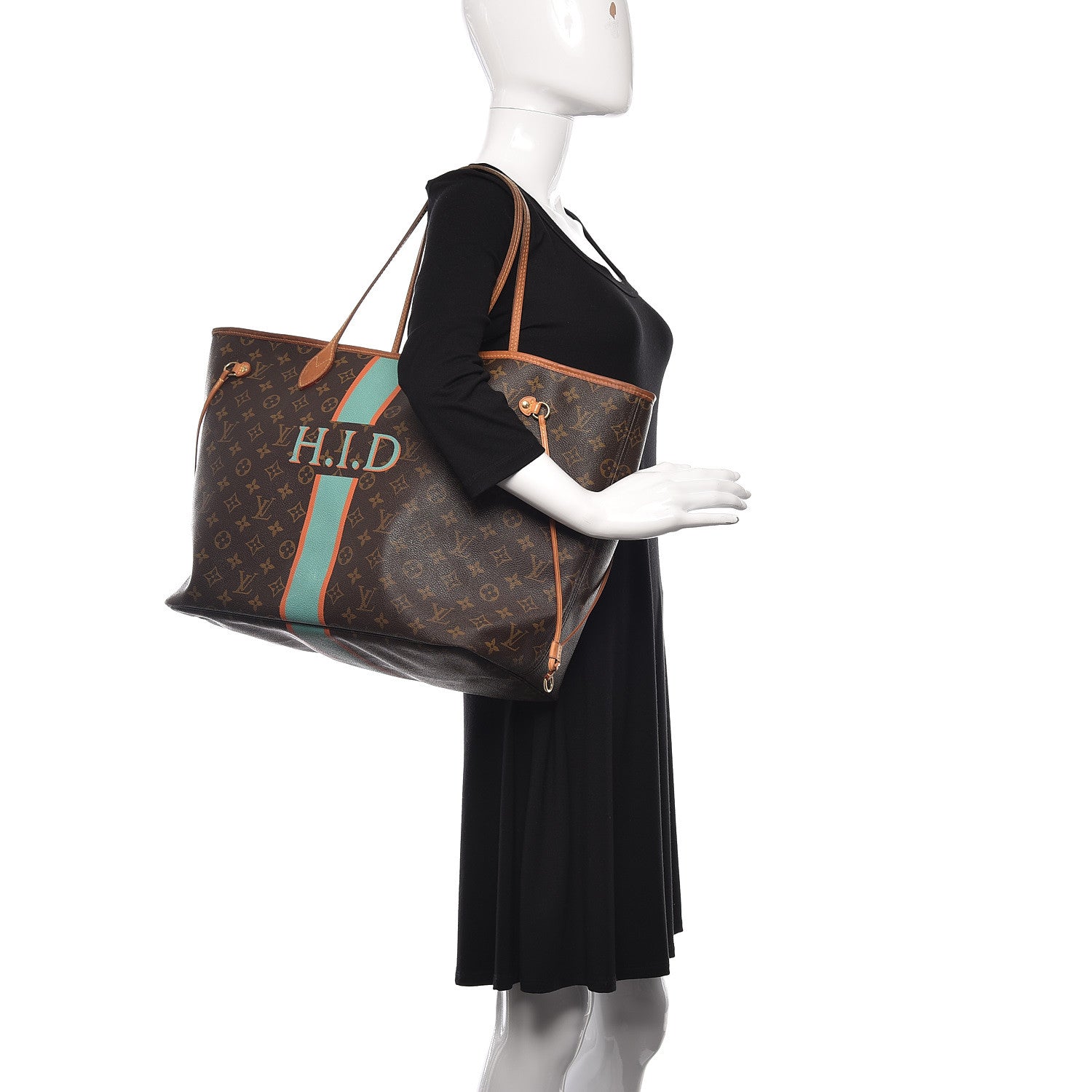 Louis Vuitton Monogram My LV Heritage Neverfull GM Vert Clair Orange 2 of 11