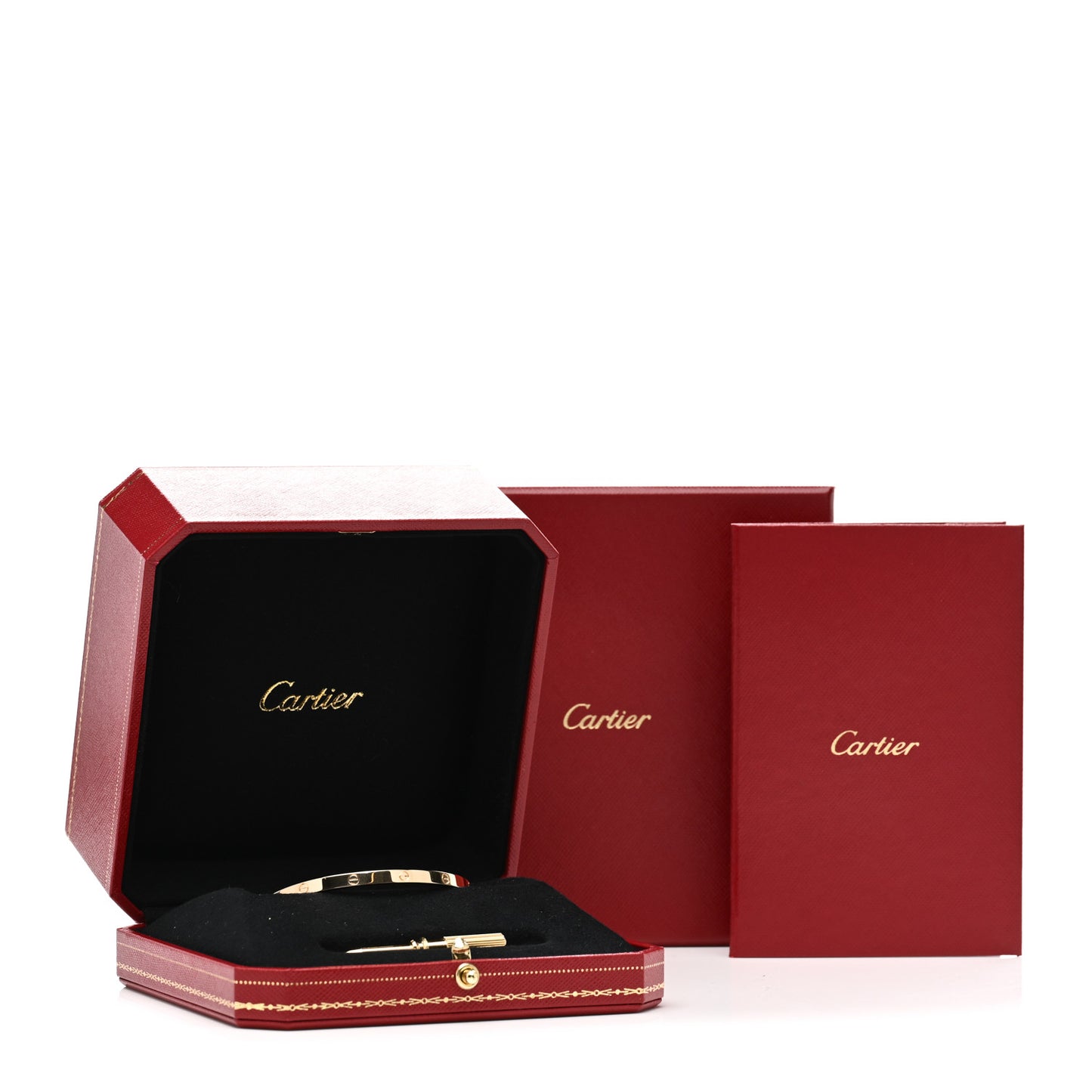 18K Yellow Gold Small LOVE Bracelet 16