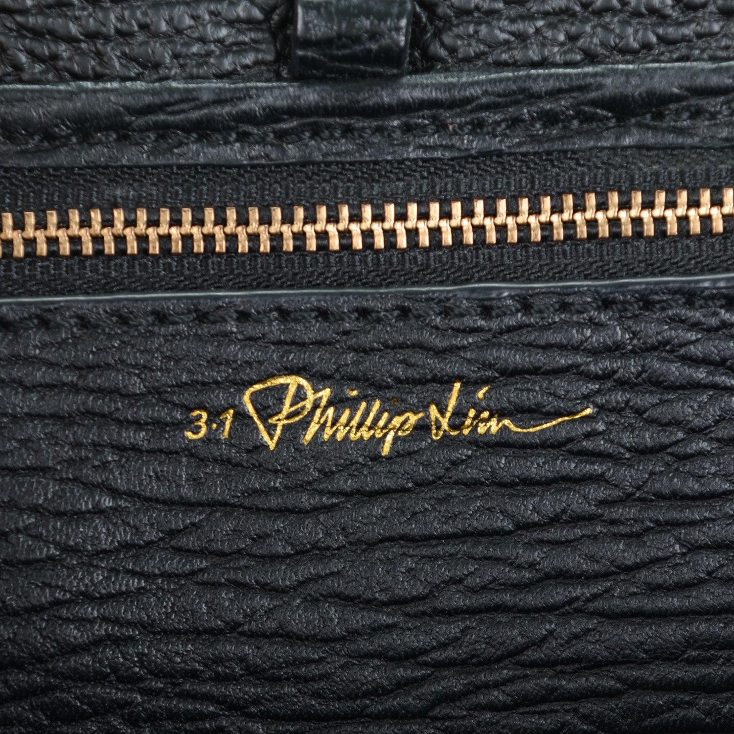 3.1 Phillip Lim 3.1 Textured Calfskin Medium Pashli Satchel Black 6 of 7