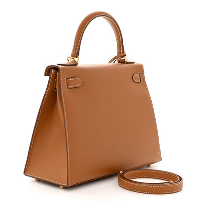 Hermes Epsom Kelly Sellier 28 Gold 3 of 11