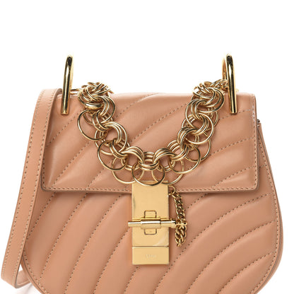 Chloe Calfskin Quilted Mini Drew Bijou Shoulder Bag Blushy Pink 9 of 9