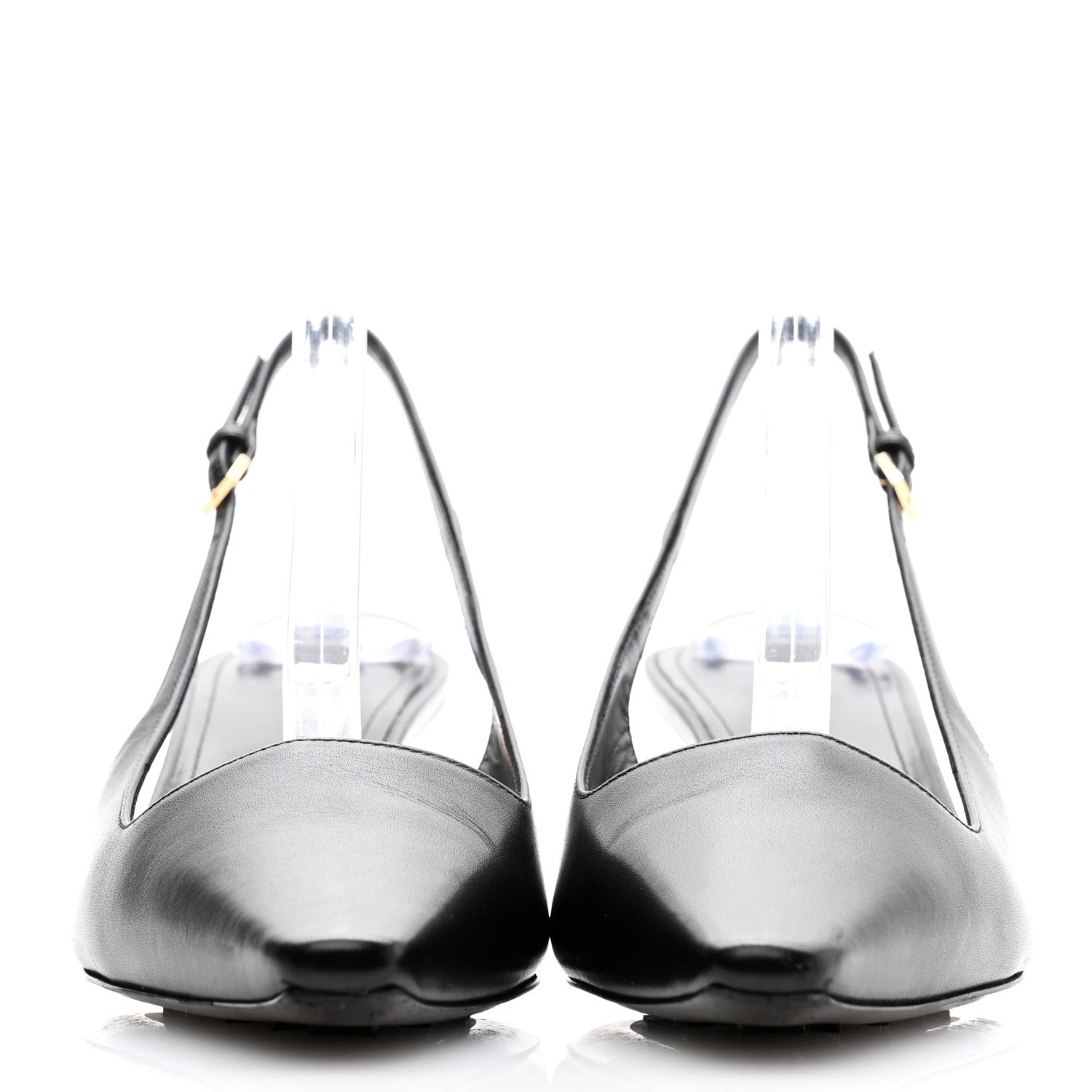 Givenchy Calfskin G Cube 50mm Slingback Pumps 37.5 Black 2 of 10