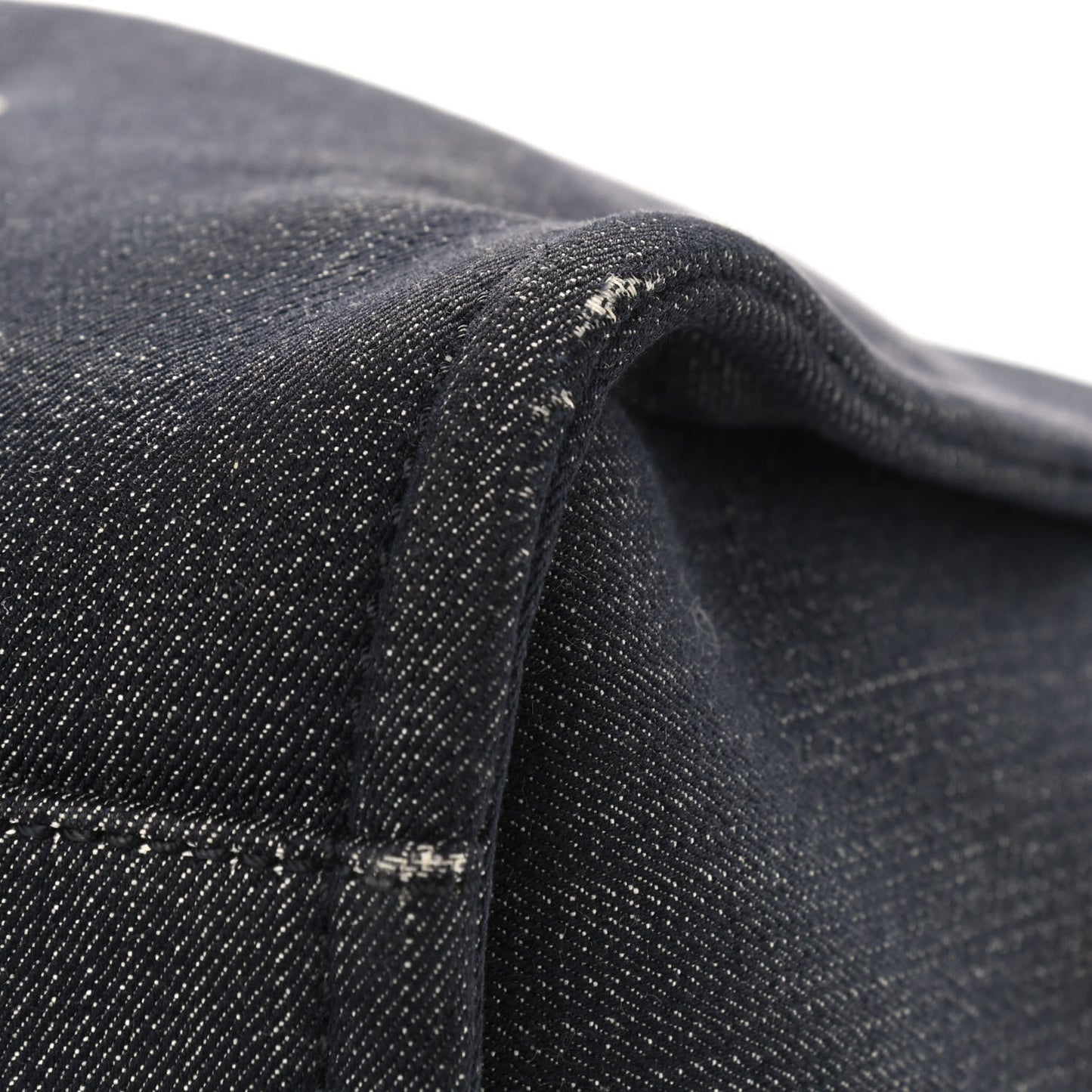 Denim Large Deauville Tote Dark Blue