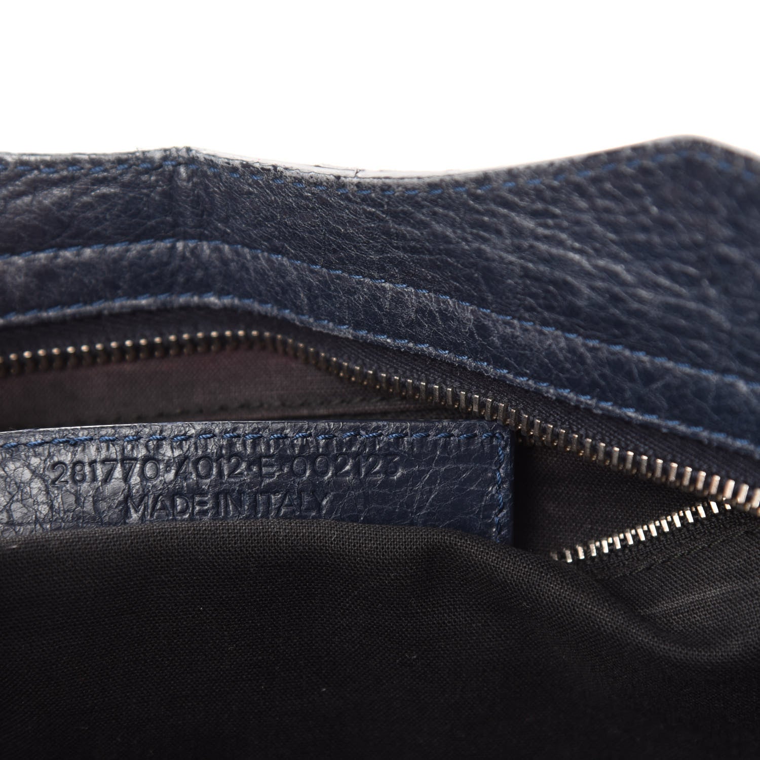 Balenciaga Agneau Giant 12 Silver Hardware City Bleu Obscur 16 of 17
