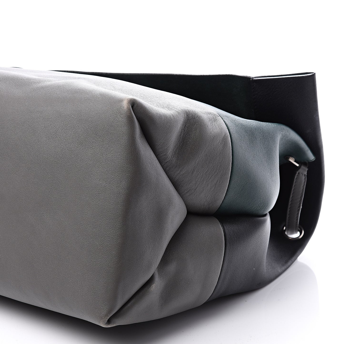 Calfskin All Soft Shoulder Bag Grey