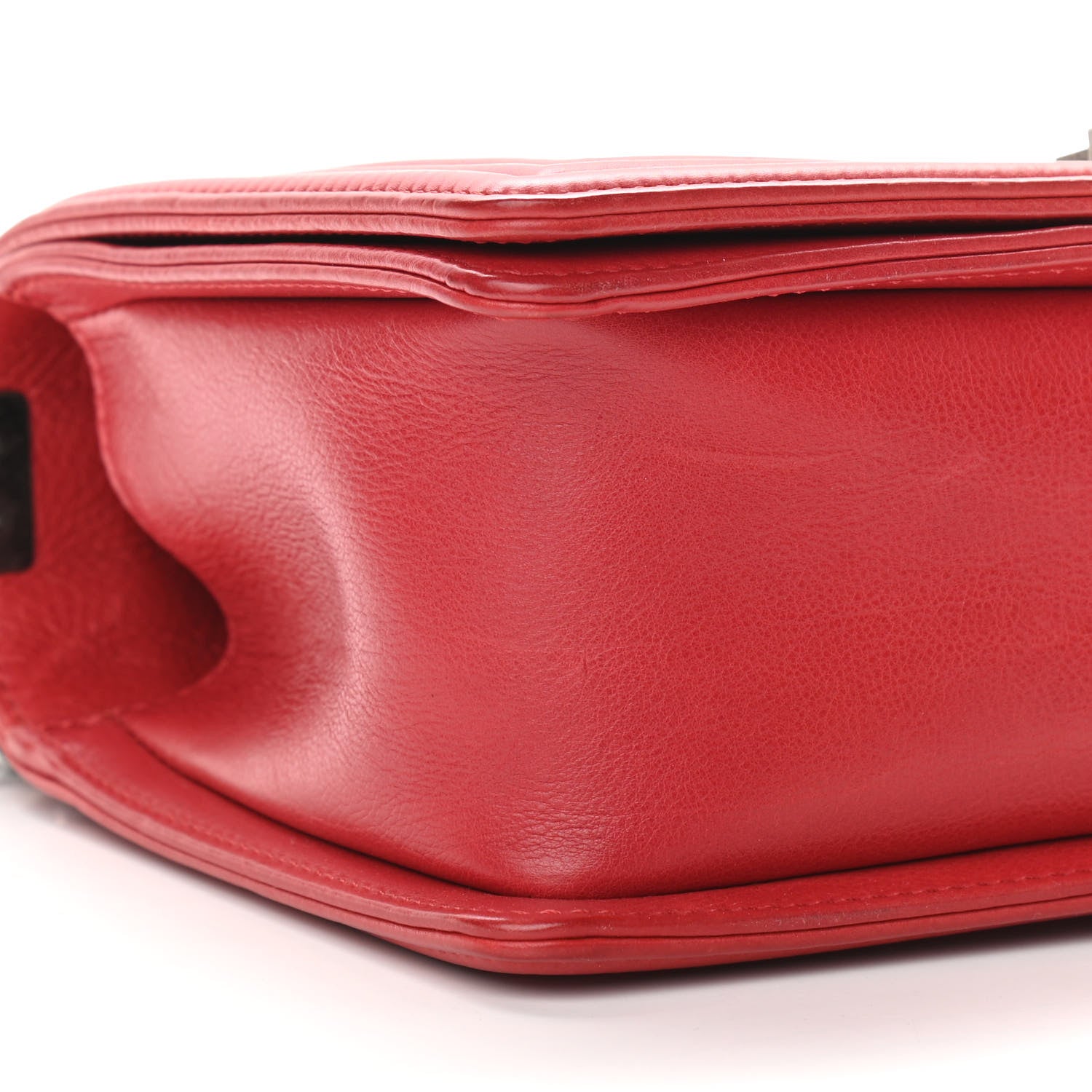 Chanel Calfskin Quilted Medium Boy Flap Red 8 of 13