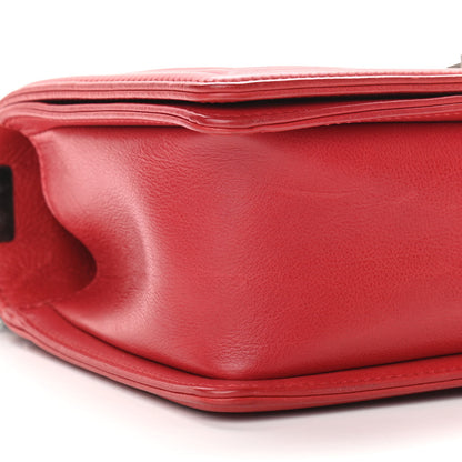 Chanel Calfskin Quilted Medium Boy Flap Red 8 of 13