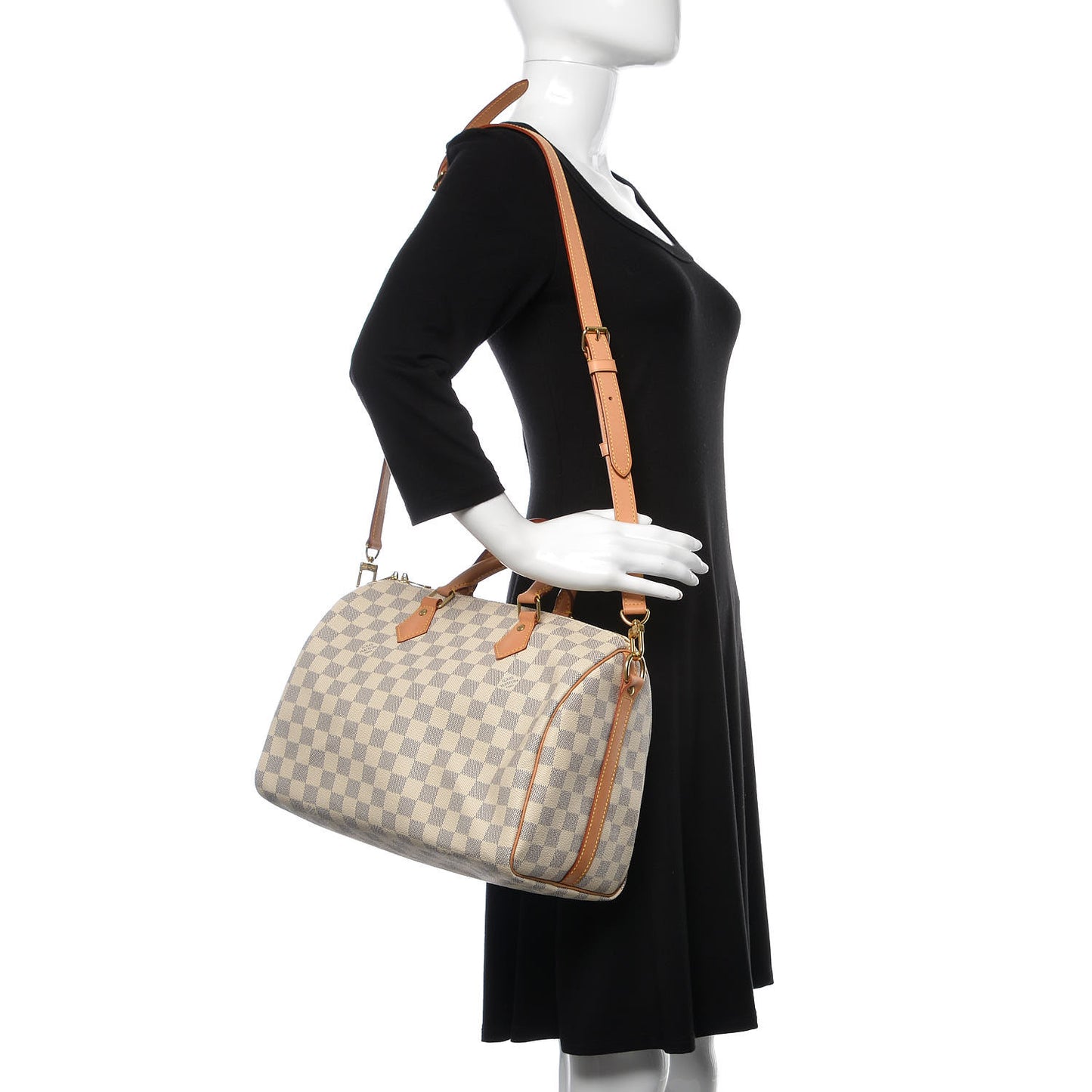 Damier Azur Speedy Bandouliere 30