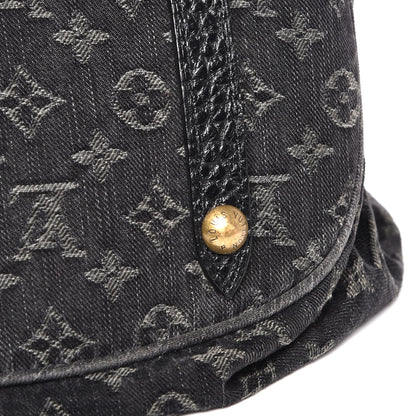 Louis Vuitton Denim Mahina XL Black 10 of 11