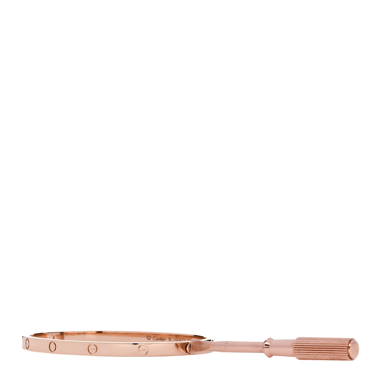 Cartier 18K Pink Gold Small LOVE Bracelet 16 3 of 8