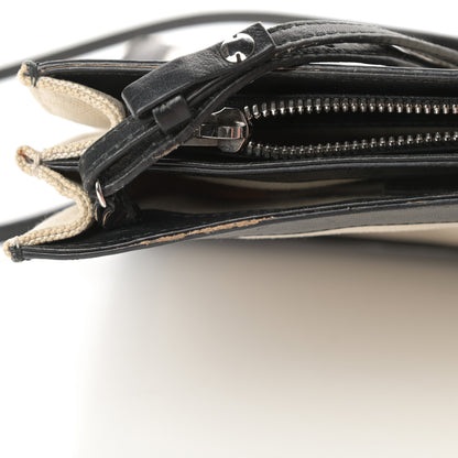 Balenciaga Cotton Canvas Pochette Crossbody Bag Black 14 of 16