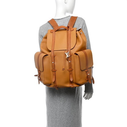 Louis Vuitton Cuir Origine Christopher Backpack GM Brown 2 of 11